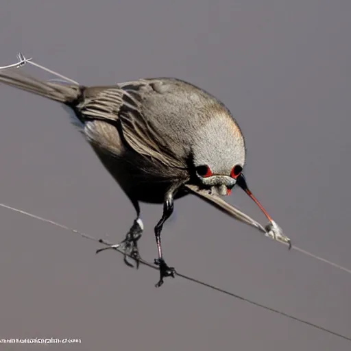 Image similar to a bird that has spider legs