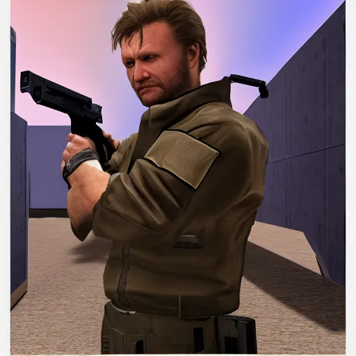 Image similar to Limmy as solid snake streaming on twitch, 4k, photorealistic,