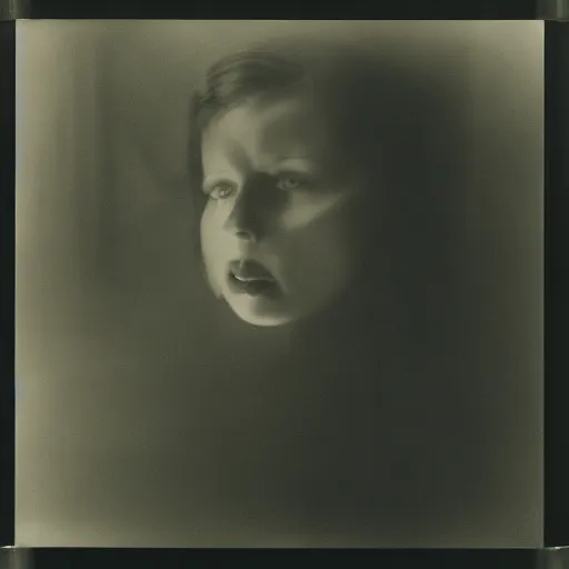 Image similar to a haunting portrait of a demon, headshot, stage lighting, kodak eastman double x 5 2 2 2 film stock, panavision millennium xl 2, 1 9 3 0 s -'4 0 s baltar lenses, vivid colours