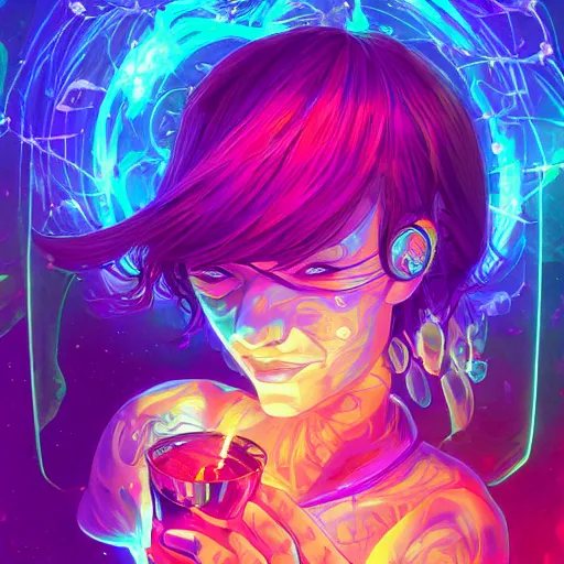 Image similar to skill magic deepdream radiating a glowing aura stuff loot legends stylized digital illustration video game icon artstation lois van baarle, ilya kuvshinov, rossdraws,