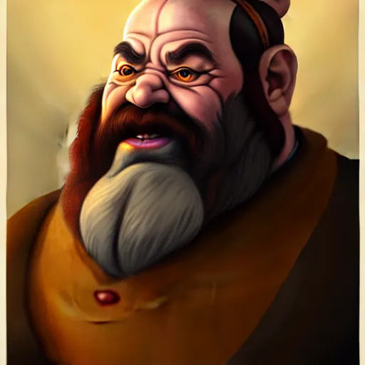 Prompt: portrait painting of a dwarven doctor, sharp focus, award - winning, trending on artstation, masterpiece, highly detailed, intricate, cartoon, anime. art by merwild and ernesto irawan and rachel denton