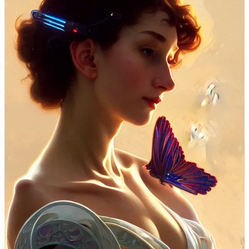 Image similar to rosie jetson, intricate, elegant, highly detailed, digital painting, artstation, concept art, smooth, sharp focus, illustration, art by artgerm and greg rutkowski and alphonse mucha and william - adolphe bouguereau