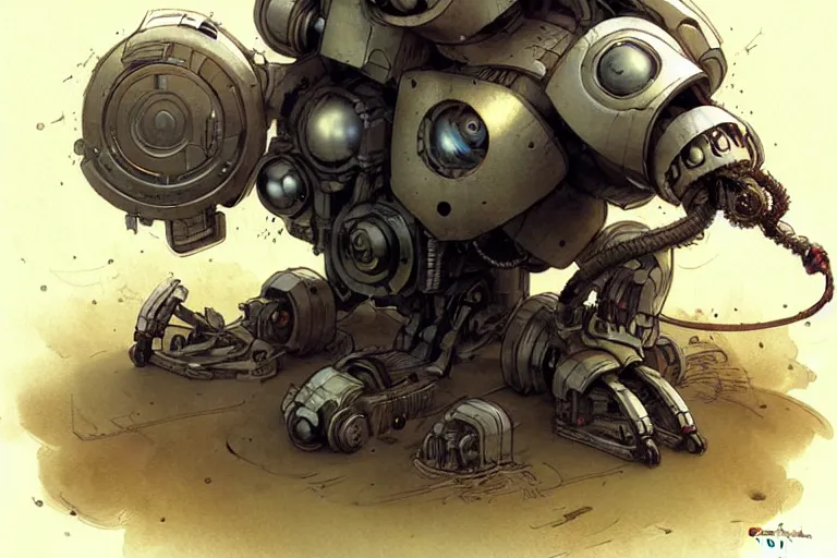 Image similar to robot by jean - baptiste monge