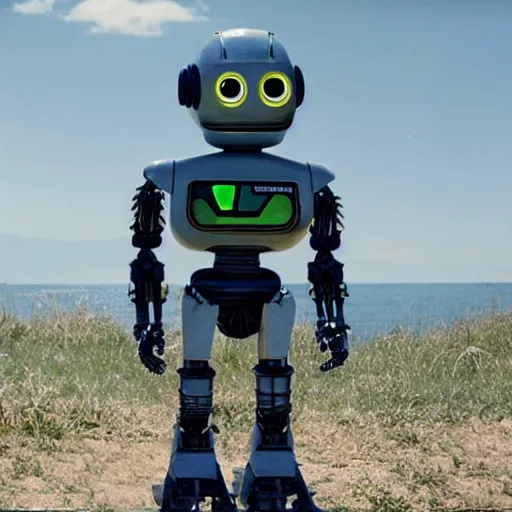 Image similar to the robot from lost in space netflix series