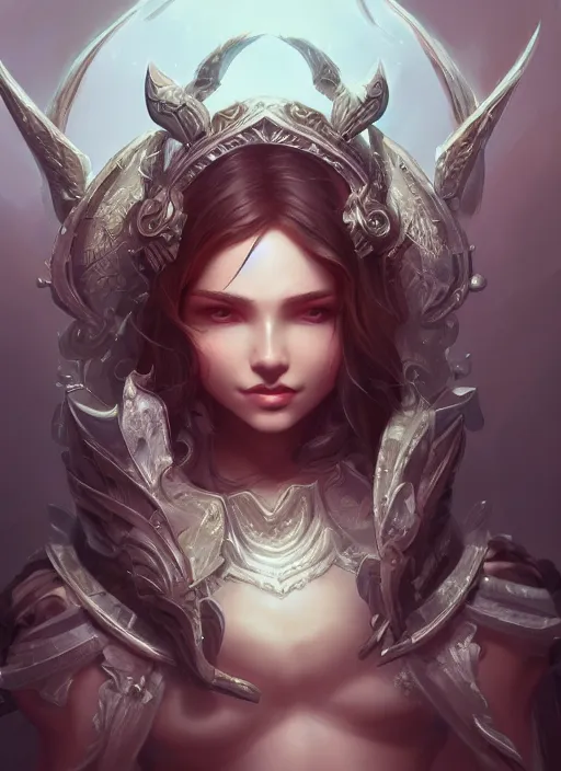 Prompt: a highly detailed illustration of god, intricate, elegant, highly detailed, centered, digital painting, artstation, concept art, smooth, sharp focus, league of legends concept art, wlop