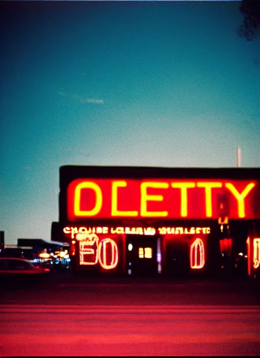 Prompt: Waiting in the car Waiting for the ride in the dark At night the city grows Look at the horizon glow Drinking in the lounge Following the neon signs Waiting for a word Looking at the milky skyline The city is my church It wraps me in its blinding twilight, cinestill 800