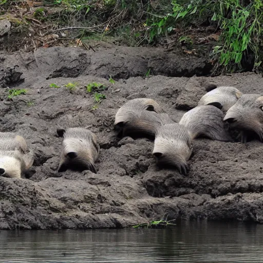 Prompt: ivory dam, the ruling seat of the beaver race, our benevolent overlords