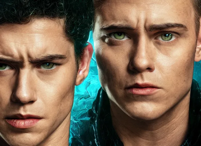 Image similar to portrait of the homelander from Amazon prime series The Boys