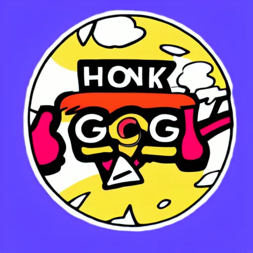 Image similar to honk honk am goose sticker