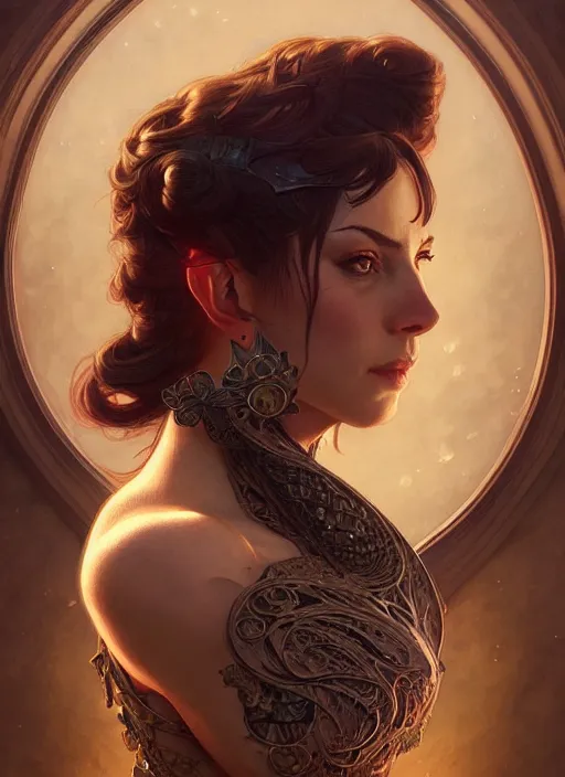 Image similar to portrait of joe rogan, d & d, fantasy, intricate, elegant, highly detailed, digital painting, artstation, concept art, smooth, sharp focus, illustration, art by artgerm and greg rutkowski and alphonse mucha