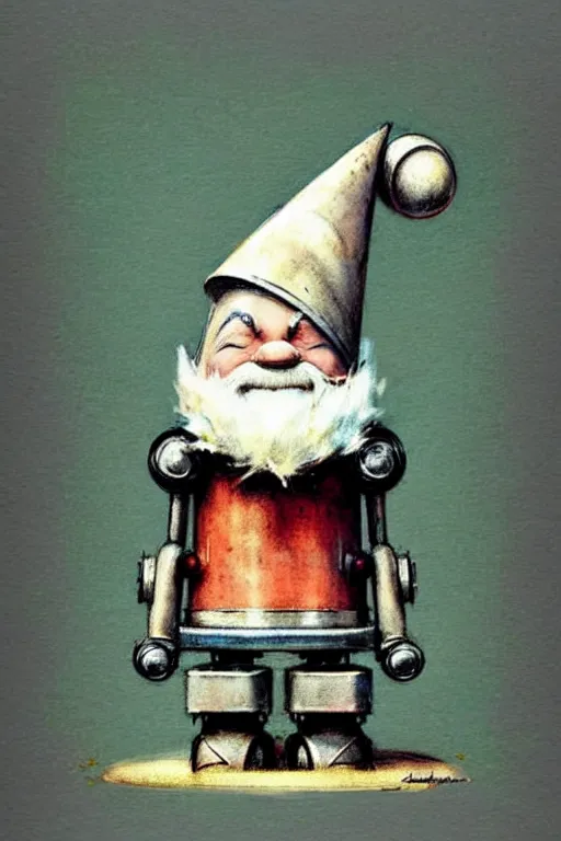 Image similar to ( ( ( ( ( 1 9 5 0 s retro robot knome. muted colors. ) ) ) ) ) by jean - baptiste monge!!!!!!!!!!!!!!!!!!!!!!!!!!!!!!