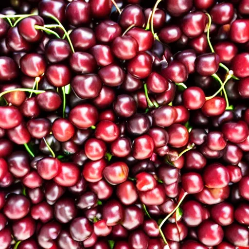 Prompt: a perfect photo of close-up cherries. Behance