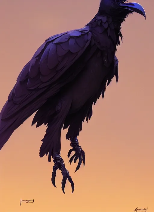 Image similar to anthropomorphic raven robot portrait, cloak, game design fanart by concept artist gervasio canda, behance hd by jesper ejsing, by rhads, h. r. giger, makoto shinkai and lois van baarle, ilya kuvshinov