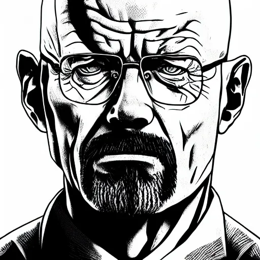 Prompt: Walter White as a titan from attack on titan