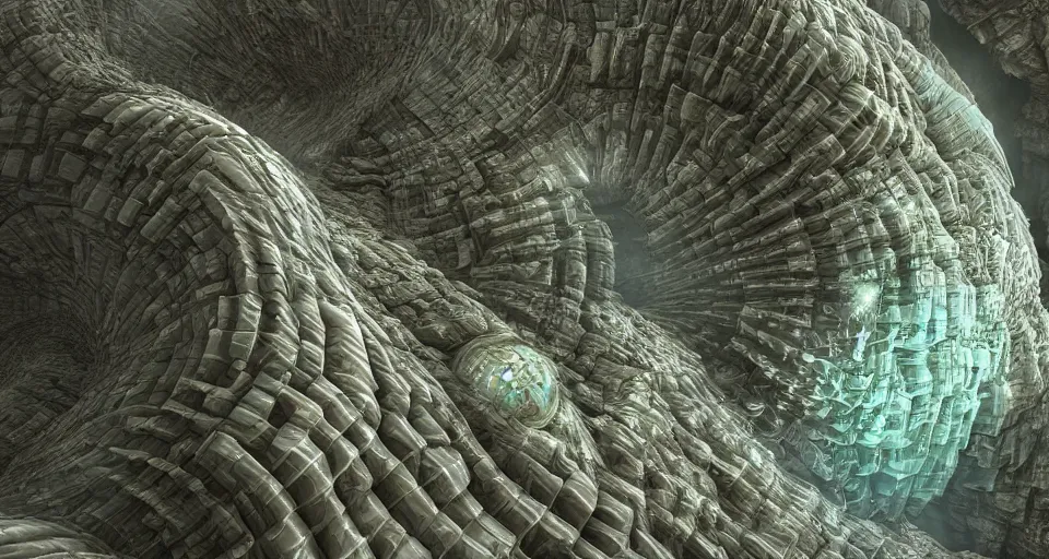 Image similar to 3 d mandelbulb fractals, octane render, unreal engine lumen, cinematic, high detail, hyper realism, 8 k