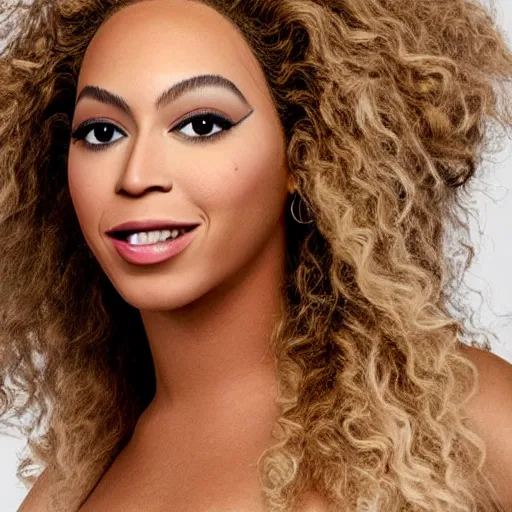 Image similar to bee with human face beyonce