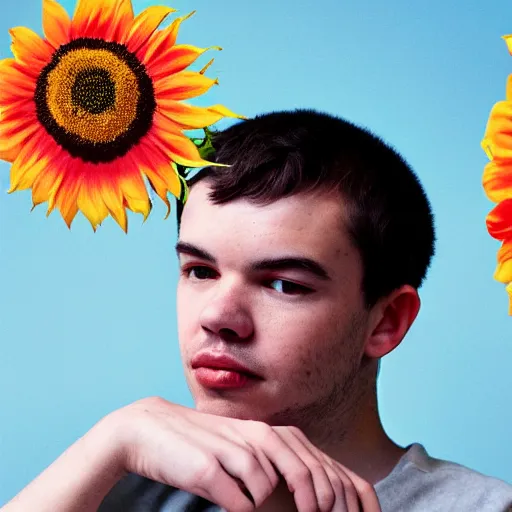 Image similar to Rex Orange County, Sunflower