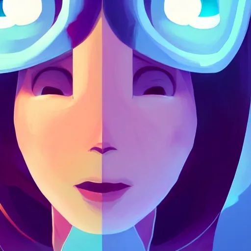 Image similar to face icon stylized minimalist nintendo wiiu, loftis, cory behance hd by jesper ejsing, by rhads, makoto shinkai and lois van baarle, ilya kuvshinov, rossdraws global illumination