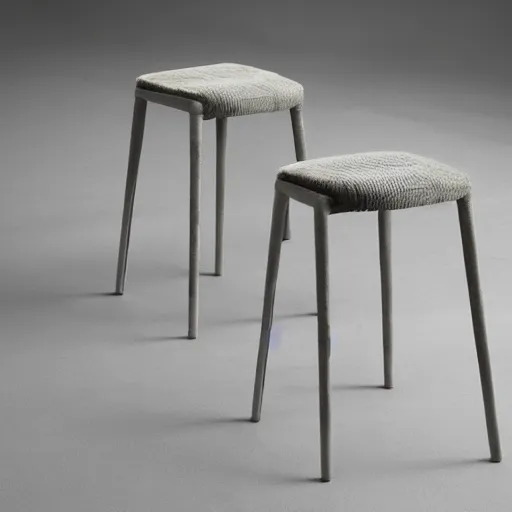 Image similar to the twins stool by tadao ando