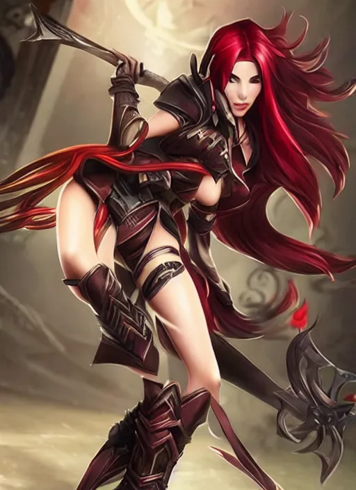 Image similar to New character design for katarina from league of legends