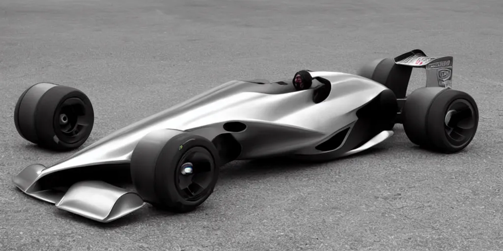 Image similar to a futuristic formula one concept car