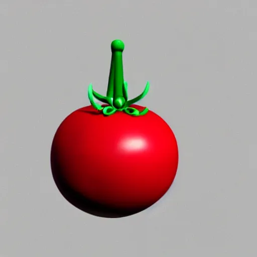 Image similar to bob the tomato in kingdom hearts, 3d render, video game, detailed