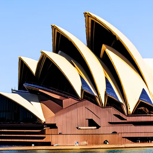 Prompt: Sydney opera house with Freemason design 0 DSLR