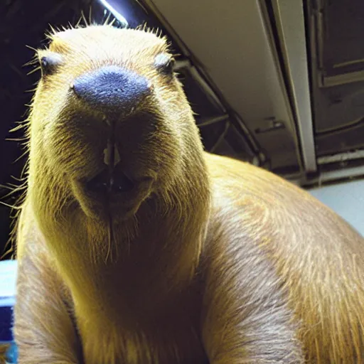 Prompt: capybara as an astronaut