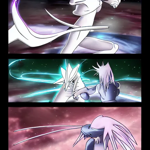 Night Battle Shadow the Hedgehog vs Mewtwo by Zelrom on DeviantArt