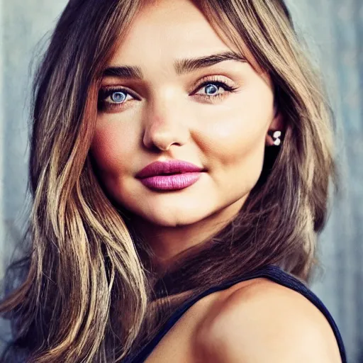 Image similar to Miranda Kerr, portrait, by Jeszika Le Vye