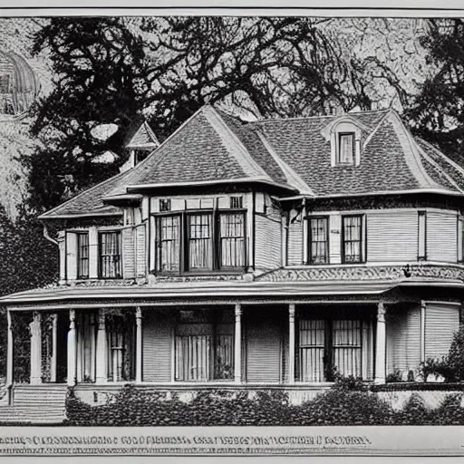 Image similar to suburban house by ed fairburn, joseph clement coll, franklin booth