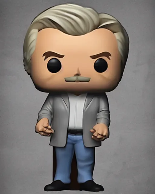 Prompt: Gary Busey Funko Pop. Photographic, photography