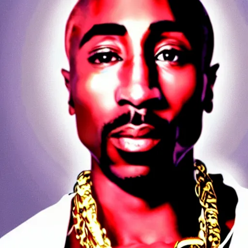 Image similar to Tupac Shakur, screenshot from a 2012s anime