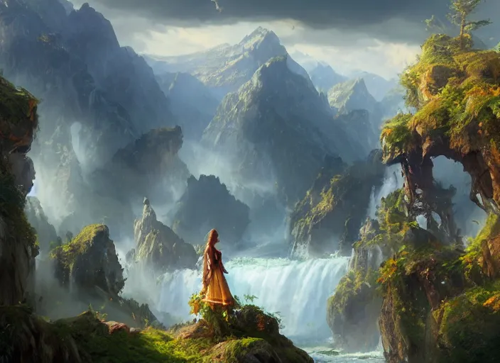 Image similar to matte painting by vladimir volegov and alexander averin and peder mørk mønsted and ross tran and raphael lacoste