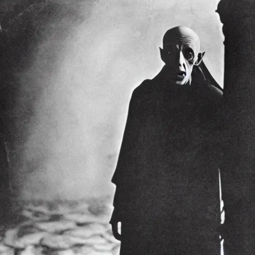 Image similar to Christopher Lloyd in Nosferatu (1922)