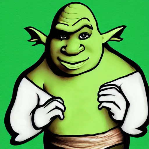 Image similar to Seductive Shrek by misanthropicaz drawception