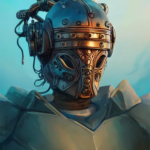 Image similar to cyberpunk viking helmet mask warrior goddess robot ninja fantasy, art gta 5 cover, official fanart behance hd artstation by jesper ejsing, by rhads, makoto shinkai and lois van baarle, ilya kuvshinov, ossdraws