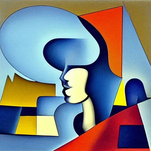 Image similar to woman woman as the natural landscape, her curves form the mountains and rivers of this land , high quality art in the style of cubism and georgia o’keefe,