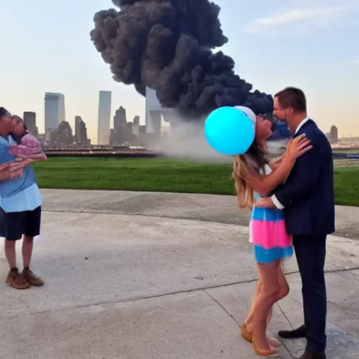 Image similar to 9/11 gender reveal