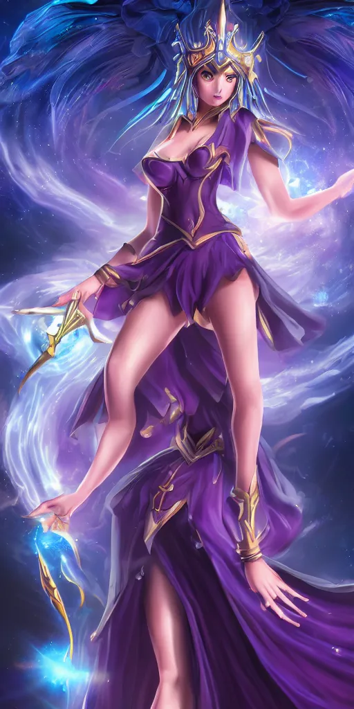 Image similar to beautiful dark magician girl, full body, mystical, ultra detailed, 4k