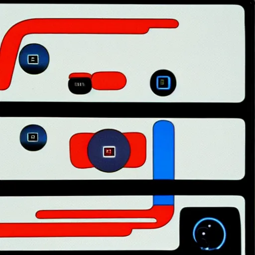 Image similar to touch screen user interface design from Star Trek: The Next Generation.