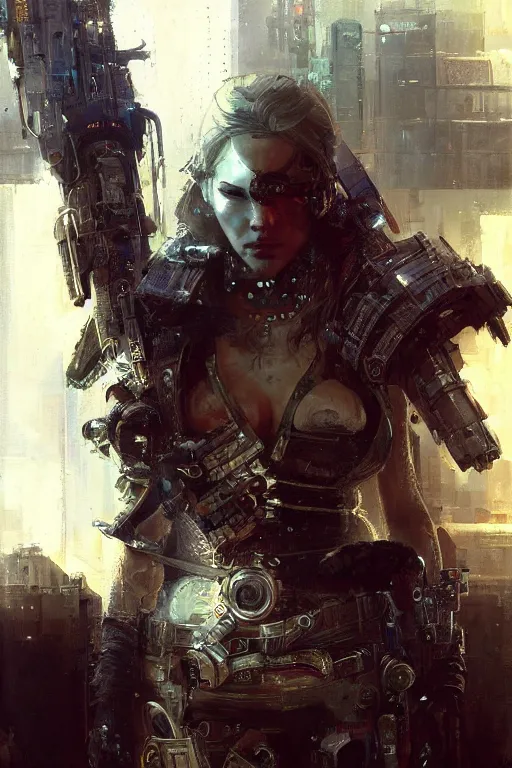 Image similar to a futuristic cyberpunk pirate with a cybernetic eyepatch, upper body, highly detailed, intricate, sharp details, dystopian mood, sci-fi character portrait by gaston bussiere, craig mullins