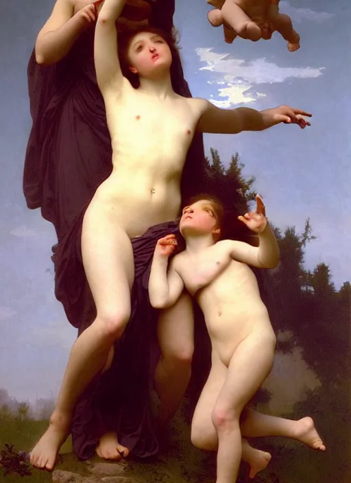 Prompt: a painting so beautiful and universally loved it creates peace on earth, profound epiphany, trending on artstation, by william - adolphe bouguereau, john singer sargent