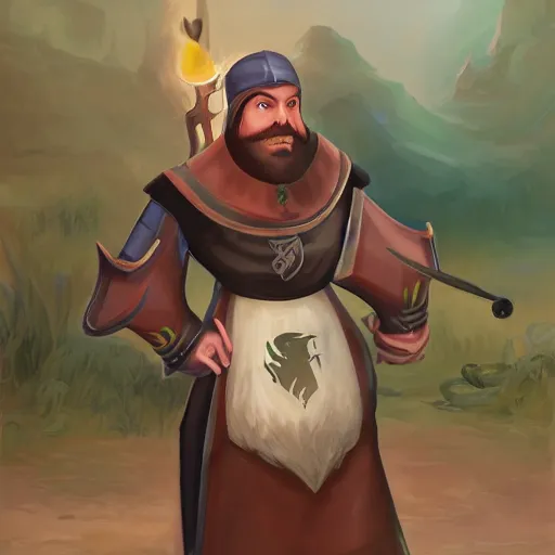 Image similar to a highly detailed portrait of an average runescape player