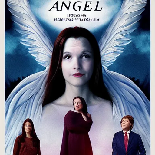 Image similar to movie poster about angels