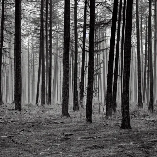 Prompt: the dead forest