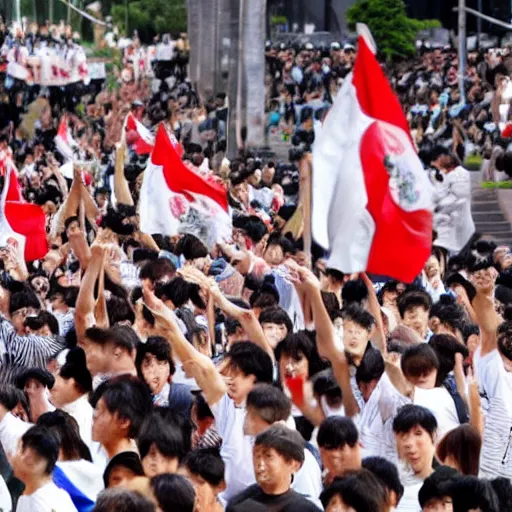 Prompt: japanese dragons swarming nanking feasting on powerless fleshoids en masse