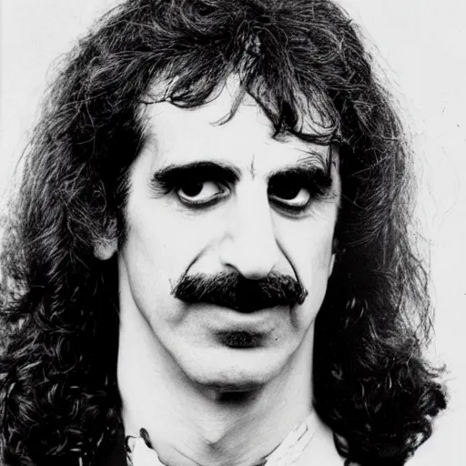 Image similar to frank zappa as an attractive rat