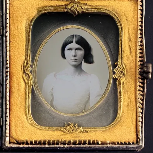 Image similar to daguerreotype of a woman