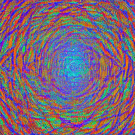 Image similar to An luminescent effervescent interlocking series of recticular nodes driven by a chaotic colorful mosaic premised upon the suffering of all man